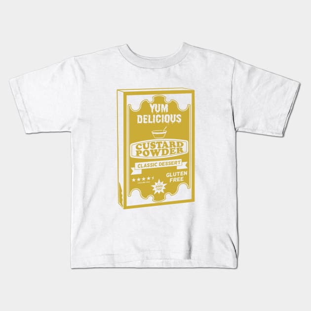 Custard Powder Kids T-Shirt by mailboxdisco